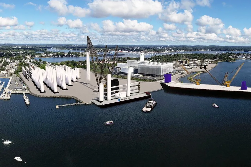 Artists rendering of Salem Wind Terminal.