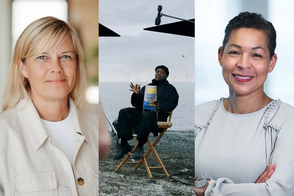 Helle Herk-Hansen, Head of Environment at Vattenfall (left) and Monica Holmvik Persdotter, Vice President, Brand (right), spoke about the Vattenfall campaign.