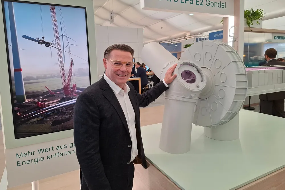Enercon CEO Udo Bauer at Husum Wind 2025