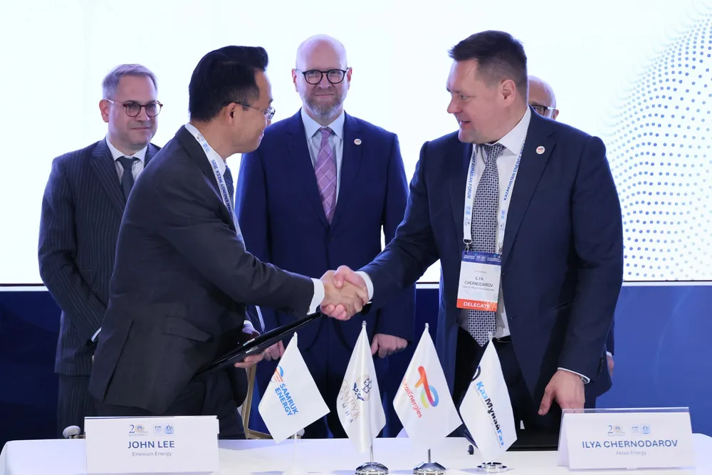 Envision and TotalEnergies-led consortium sign deal for 1GW wind turbines and 300MW battery storage Mirny project in Kazakhstan
