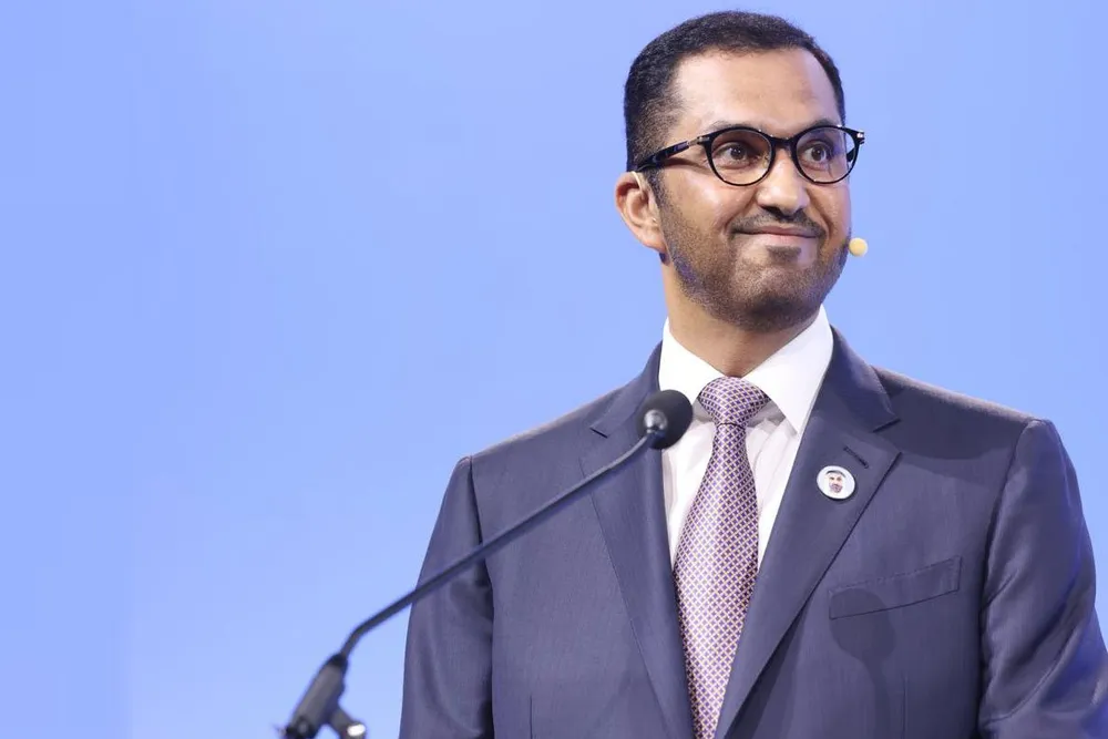 Masdar chair Sultan Ahmed Al Jaber, who is also the UAE Minister of Industry and Advanced Technology and managing director of Emirati oil giant ADNOC.