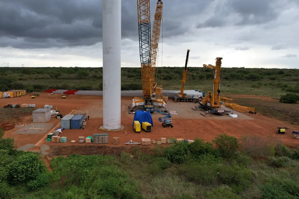 Mingyang secured an order from a Brazilian utility for a 6.25MW wind turbine in Brazil's north last year.
