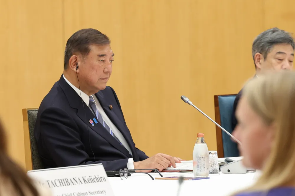 Japan's Prime Minister, Shigeru Ishiba.