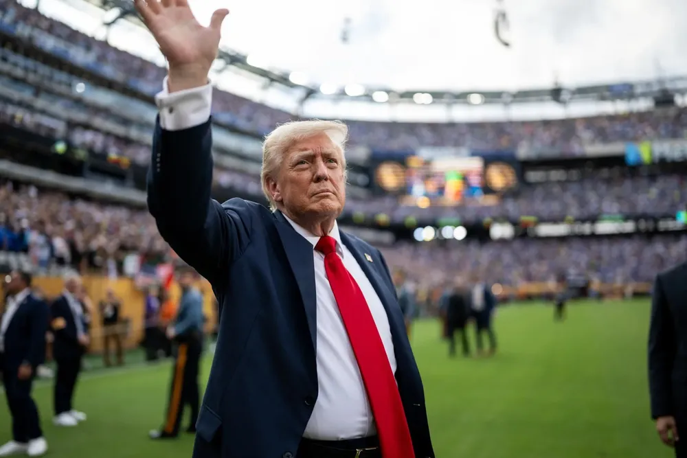 President Donald Trump at the FIFA finals