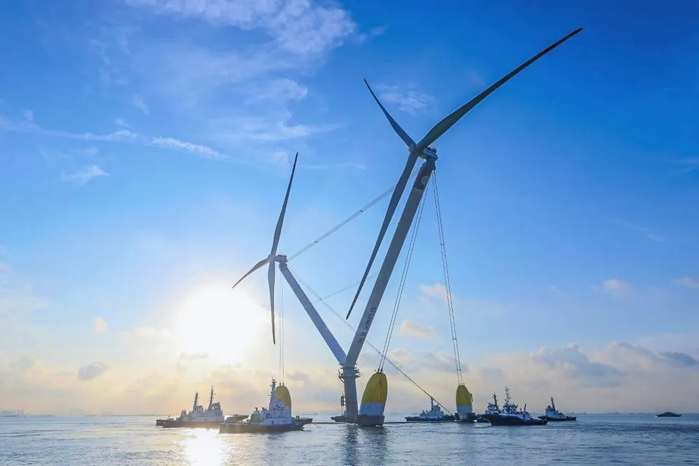 Mingyang's existing OceanX platform.