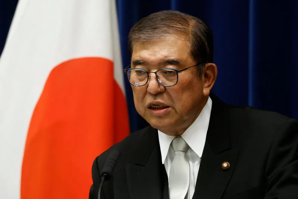 Japan's Prime Minister Shigeru Ishiba.