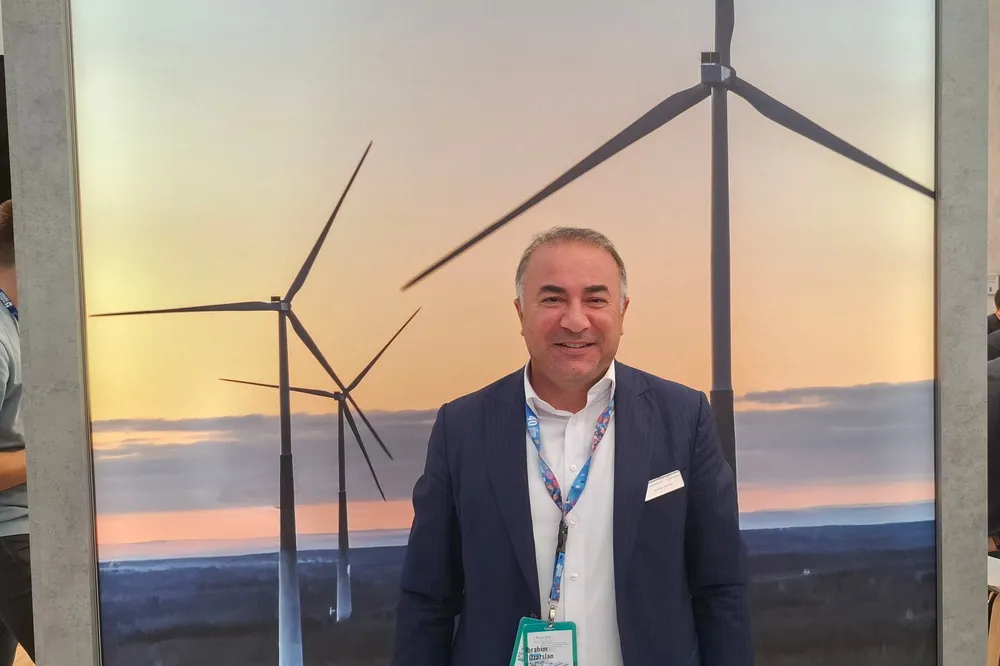 Nordex chief commercial officer Ibrahim Özarslan at Husum Wind