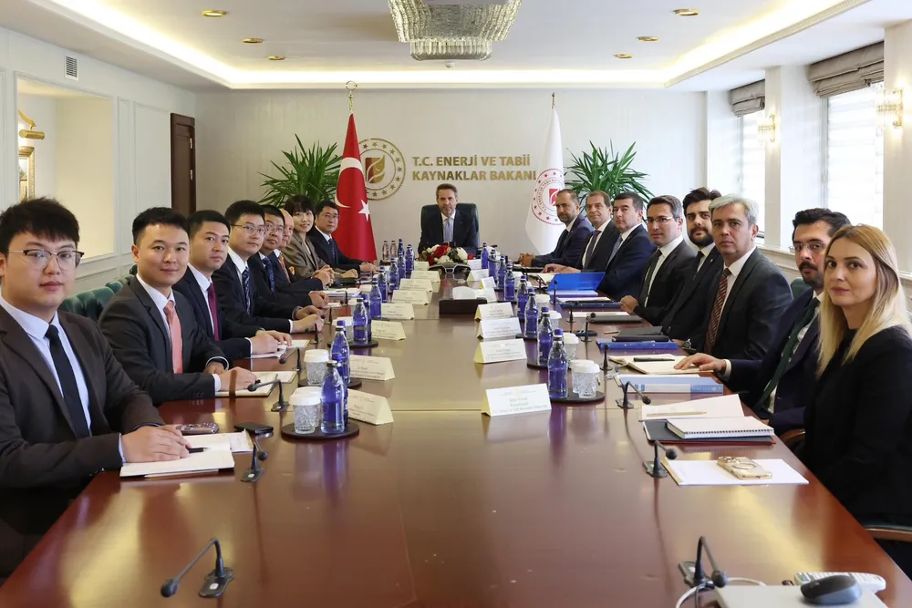 Turkish energy minister Alparslan Bayraktar posted a picture of the meeting with Dongfang Electric on social media.