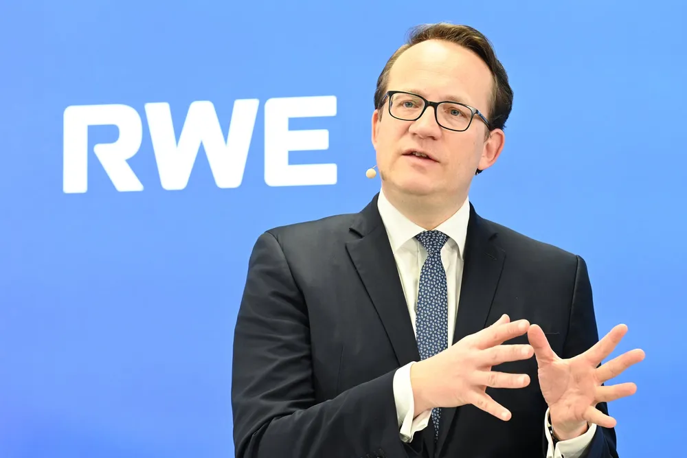 RWE CEO Markus Krebber.