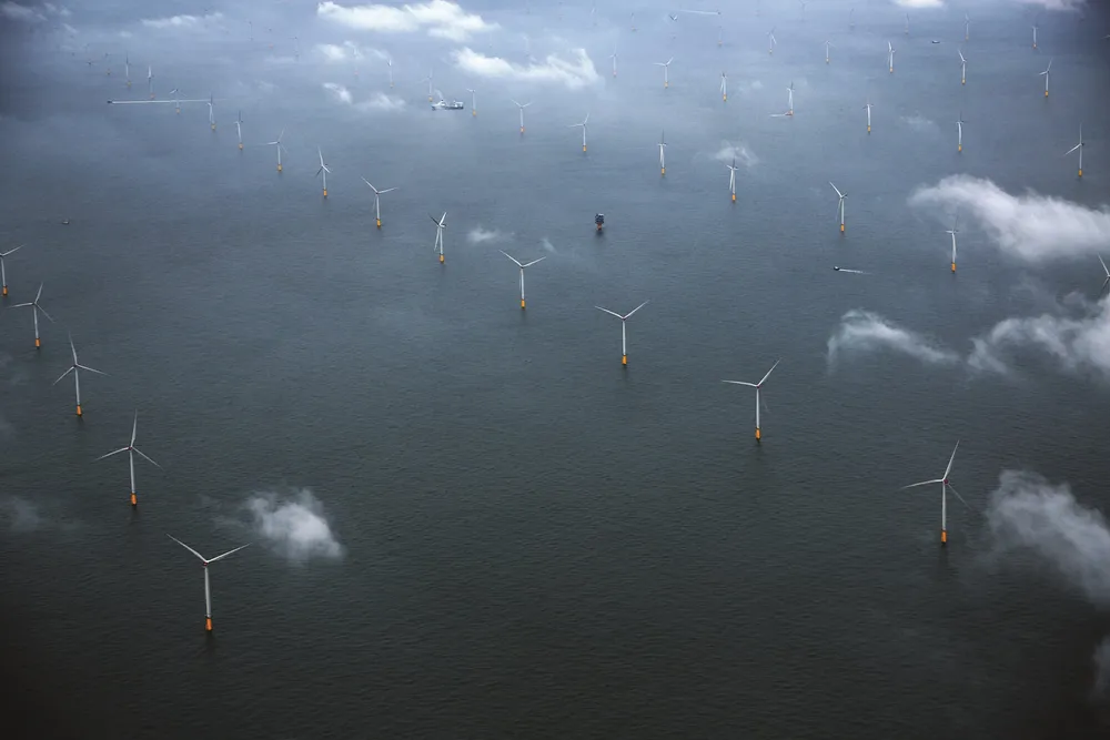 Orsted's London Array offshore wind farm.