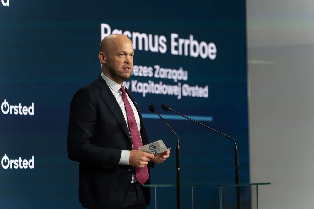 Rasmus Errboe was named Orsted CEO in January and has presided over the developer slashing targets and investment plans, halting its huge Hornsea 4 project in the UK and this week's painful rights issue.