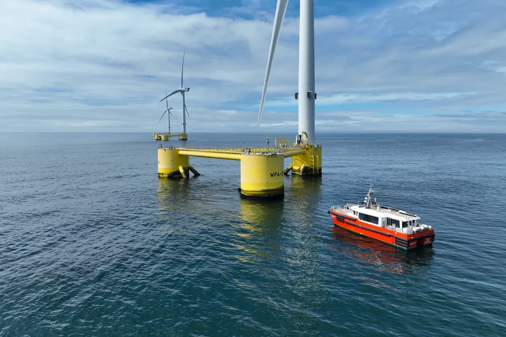 The WindFloat Atlantic consortium celebrated five years of operations in May